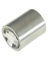 Frelan Hardware Crystal Cylindrical Mortice Door Knob, Satin Chrome With Swarovski Crystal