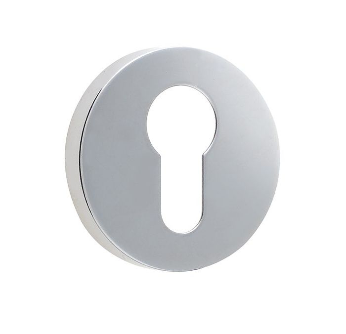 Frelan Hardware Euro Profile Escutcheon (52mm x 5mm OR 52mm x 8mm), Polished Stainless Steel