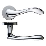 Zoo Hardware DA-T Imola Polished Chrome Door Handles - DAT030CP (sold in pairs)