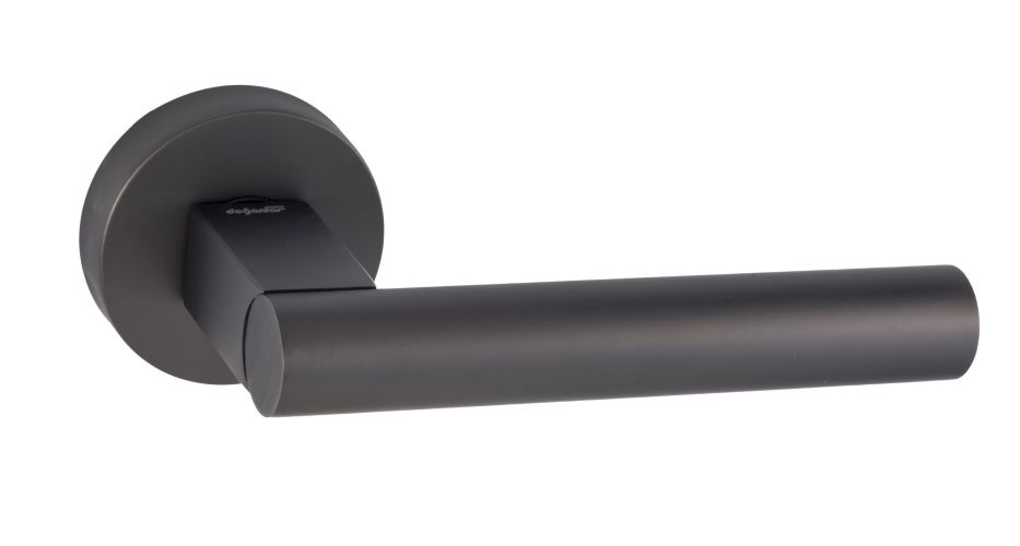 NIRVANA Door Handle Lever on round rose