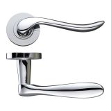 Zoo Hardware DA-T Tivoli Polished Chrome Door Handles - DAT010CP (sold in pairs)