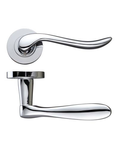Zoo Hardware DA-T Tivoli Polished Chrome Door Handles – DAT010CP (sold in pairs)