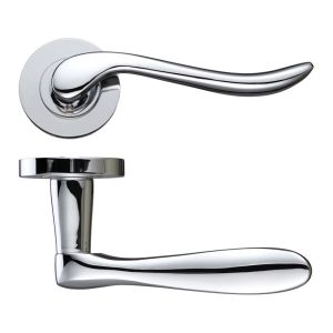 Zoo Hardware DA-T Tivoli Polished Chrome Door Handles – DAT010CP (sold in pairs)