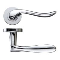 Zoo Hardware DA-T Tivoli Polished Chrome Door Handles – DAT010CP (sold in pairs)