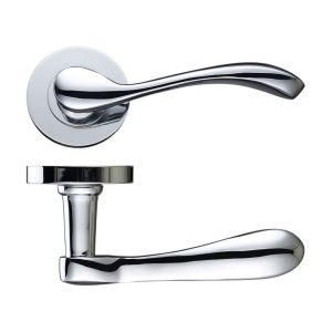 Zoo Hardware DA-T Savona Polished Chrome Door Handles – DAT020CP (sold in pairs)