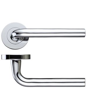 Zoo Hardware DA-T Salerno Polished Chrome Door Handles – DAT050CP (sold in pairs)