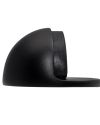Oval Floor Mounted Door Stop, Matt Black