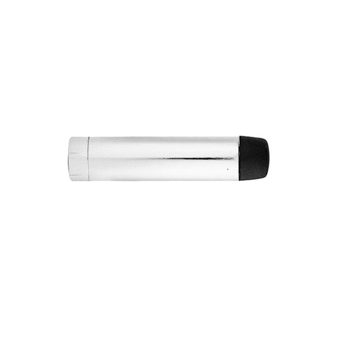 Cylinder Wall Mounted Door Stop Without Rose (70mm OR 115.5mm Projection), Polished Chrome