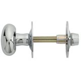 Oval Thumbturn & Release (4.5mm Spline Spindle), Polished Chrome
