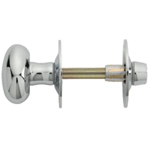 Oval Thumbturn & Release (4.5mm Spline Spindle), Polished Chrome