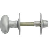 Oval Thumbturn & Release (4.5mm Spline Spindle), Satin Chrome