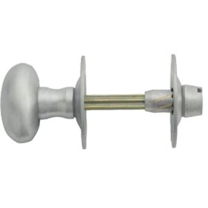 Oval Thumbturn & Release (4.5mm Spline Spindle), Satin Chrome
