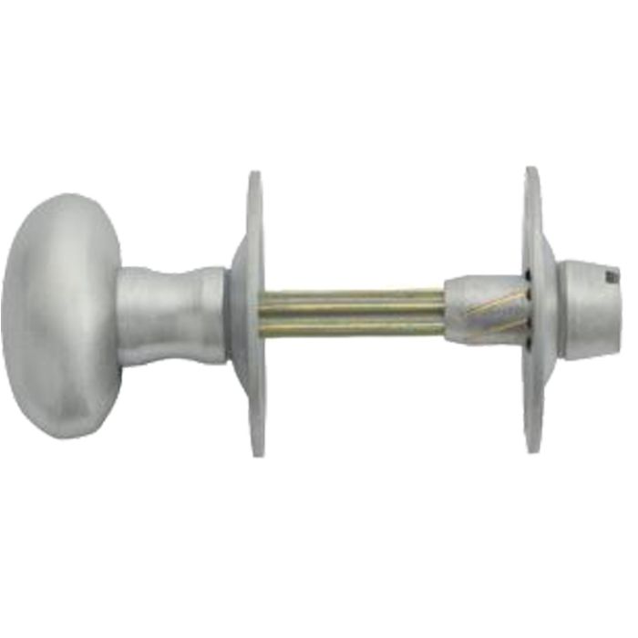 Oval Thumbturn & Release (4.5mm Spline Spindle), Satin Chrome