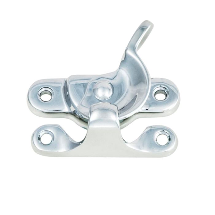 Fitch Pattern Sash Fastener (65mm x 22mm), Satin Chrome
