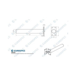 Carlisle Brass Concealed Chain Spring Door Closers - 50mm x 25mm - Multiple Finishes - Image 3