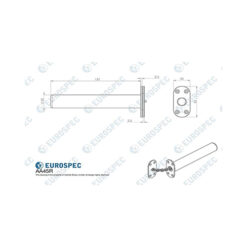 Carlisle Brass Concealed Chain Spring Door Closers - 50mm x 25mm - Multiple Finishes - Image 2