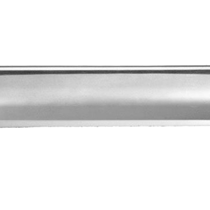 Curved Pattern Letter Tidy (355mm x 127mm), Satin Chrome