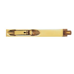 Lever Action Flush Bolt (Various Sizes), Polished Brass