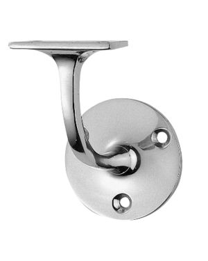 Heavyweight Handrail Bracket, Polished Chrome
