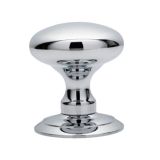 Ice Large Concealed Fix Mortice Door Knob, Polished Chrome  (sold in pairs)