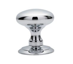 Ice Large Concealed Fix Mortice Door Knob, Polished Chrome  (sold in pairs)