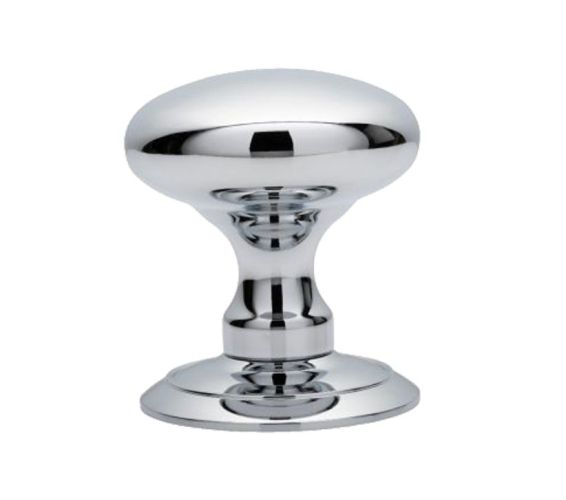 Ice Large Concealed Fix Mortice Door Knob, Polished Chrome  (sold in pairs)