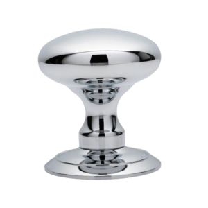 Ice Large Concealed Fix Mortice Door Knob, Polished Chrome  (sold in pairs)