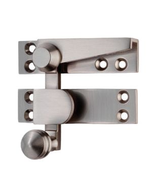 Architectural Quadrant Arm Sash Fastener (70mm x 19.5mm), Satin Nickel
