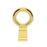 Architectural Quality Cylinder Latch Pull, Polished Brass