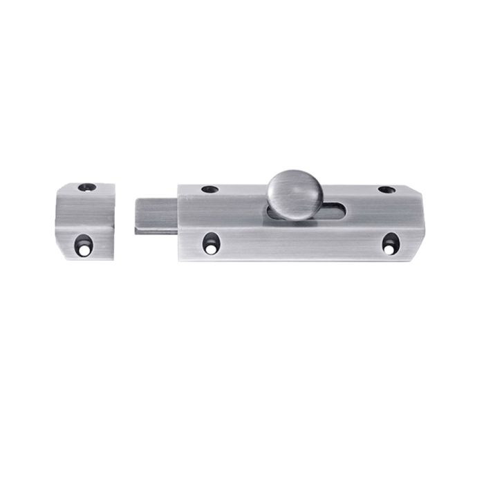 Door Bolt Surface – Satin Chrome