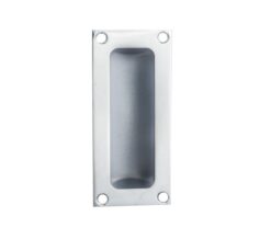 Fingertip Flush Pull Handles (102mm x 45mm), Polished Chrome