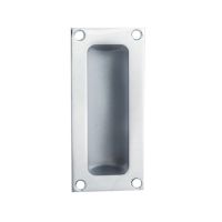 Fingertip Flush Pull Handles (102mm x 45mm), Polished Chrome