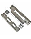 Eurospec Brass Rebate Sets For 5 Lever Sash Locks – Silver Or Polished Brass Finish