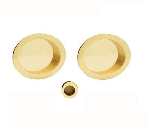 Manital Sliding Door Rose With Flush Pull (57mm Diameter), Various Finishes
