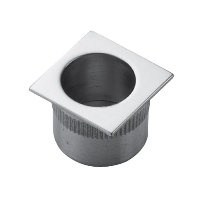 Manital Sliding Door Small Square Flush Pull (30mm x 30mm), Various Finishes