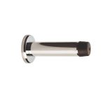 Cylinder Wall Mounted Door Stop - 71mm - Polished Chrome
