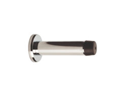 Cylinder Wall Mounted Door Stop - 71mm - Polished Chrome
