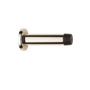 Serozzetta Residential Cylinder Wall Mounted Door Stop (71mm Projection), Polished Nickel
