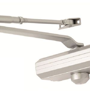 Eurospec Enduro Contract Overhead Door Closer, Fixed Power Size 3, Silver
