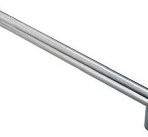 Eurospec Mitred Cabinet Pull Handle (96mm c/c OR 128mm c/c), Satin Stainless Steel