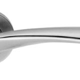 Eurospec Ergo Stainless Steel Door Handles - Satin Stainless Steel  (sold in pairs)