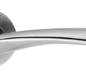 Eurospec Ergo Stainless Steel Door Handles – Satin Stainless Steel  (sold in pairs)