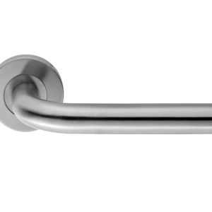 Eurospec Radium Stainless Steel Door Handles – Satin Stainless Steel  (sold in pairs)
