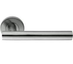 Eurospec Straight Stainless Steel Door Handles - Polished OR Satin Stainless Steel  (sold in pairs)