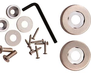 Eurospec Steelworx Rose Packs (52mm x 8mm), Polished Or Satin Finish