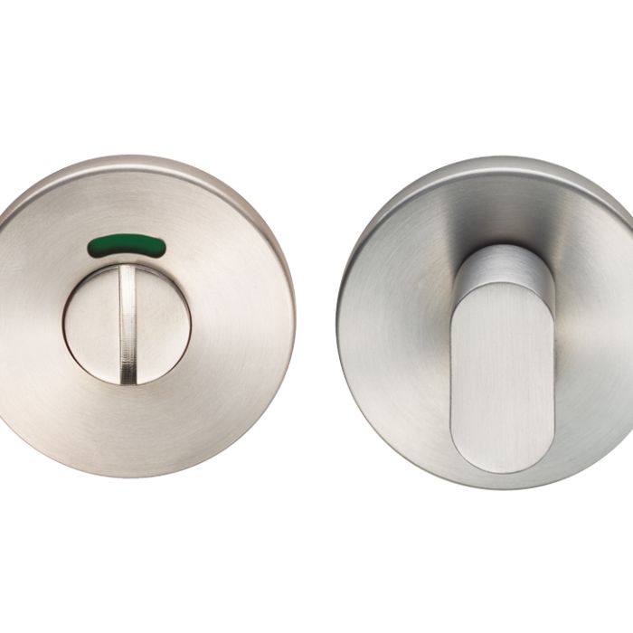 Eurospec Standard Turn & Release On Slim Fit 6mm Rose, Grade 304 Satin Stainless Steel