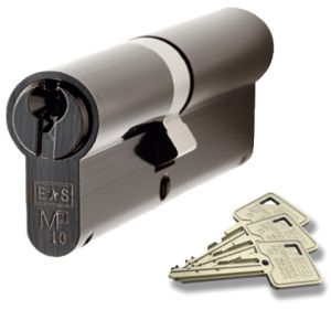 Eurospec MP10 Euro Profile British Standard 10 Pin Double Cylinders, (Various Sizes) Black
