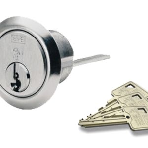 Eurospec 10 Pin Universal Rim Cylinder (32mm Diameter), Polished Brass, Polished Chrome OR Satin Chrome