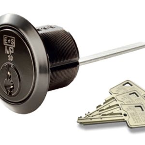 Eurospec MP10 Restricted 10 Pin Universal Rim Cylinders, (Various Sizes) Black