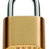 Eurospec Bottom Wheel Heavy Duty Combination Padlock, 50mm (4 Wheel Combination)